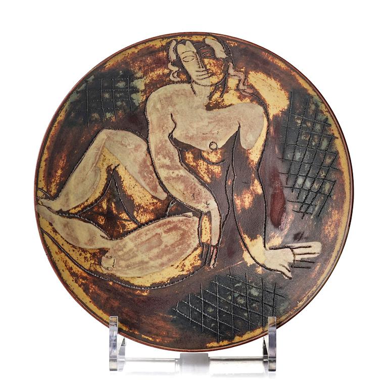 Wilhelm Kåge, a "Farsta" stoneware bowl, Gustavsberg Studio 1950s.