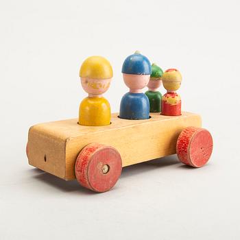 Kay Bojesen, "Family on a trip", toy, 1950s-60s.