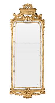 484. A Swedish Transition 1770's mirror.