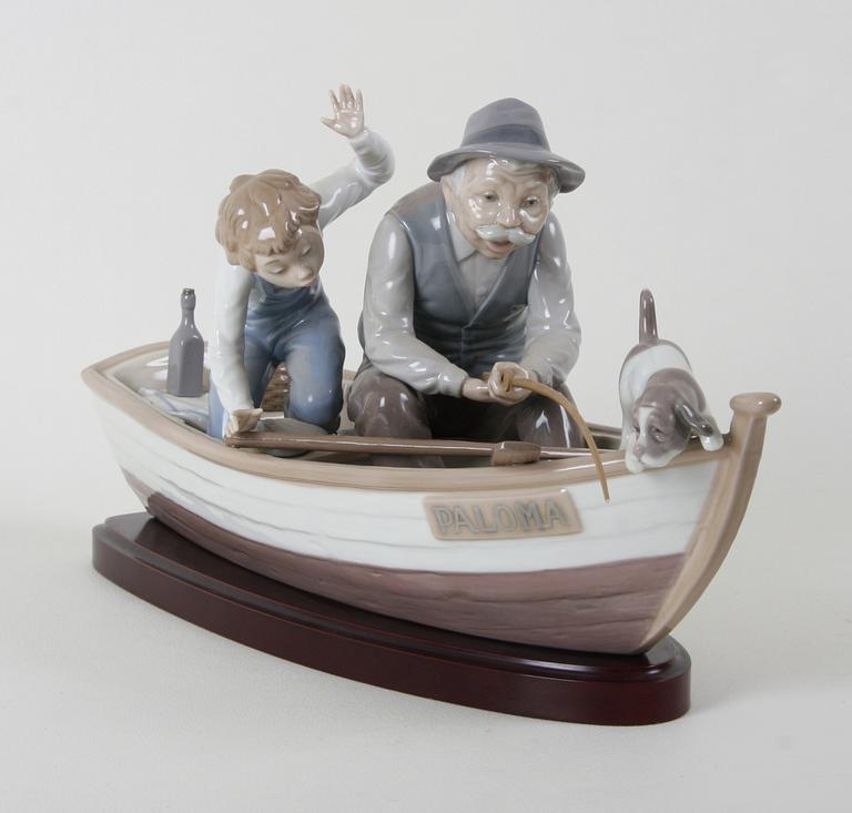 FIGURGRUPP, porslin, Lladro, 1980-90-tal.
