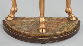 KONSOLBORD, sengustavianskt stockholmsarbete, omkring år 1800.