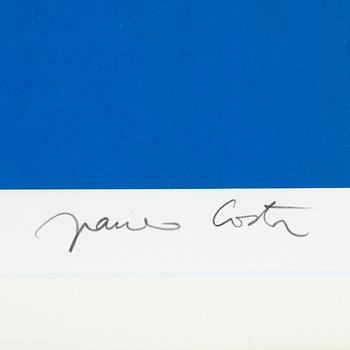 Franco Costa, silkscreen in colours, signed XV/L.