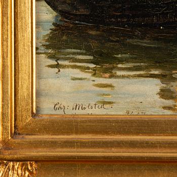 Christian Mölsted, Vid bryggan, Vordingborg Fjord.