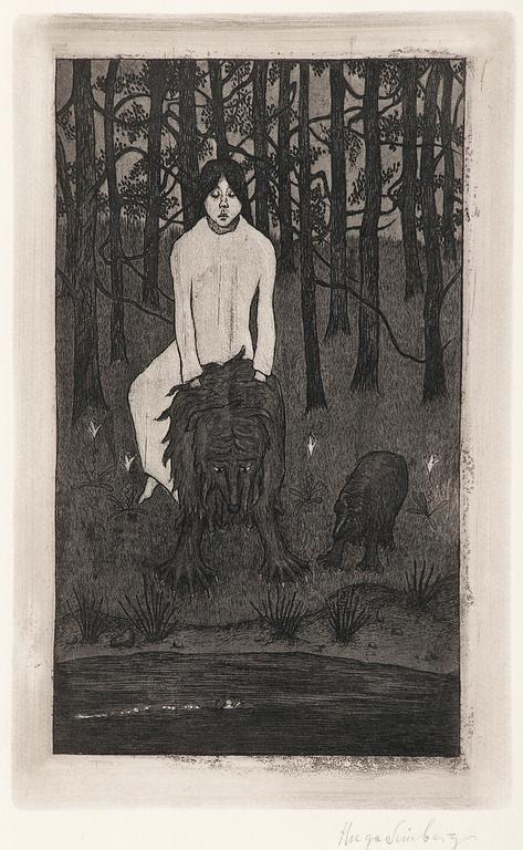 Hugo Simberg, "SAGAN".