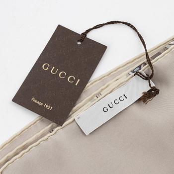 Gucci, scarf.