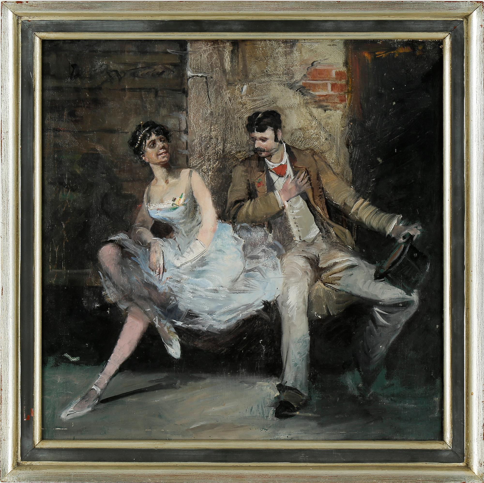 JOHAN ERIK ÅKERLUND, tillskriven, olja på duk. Osignerad.