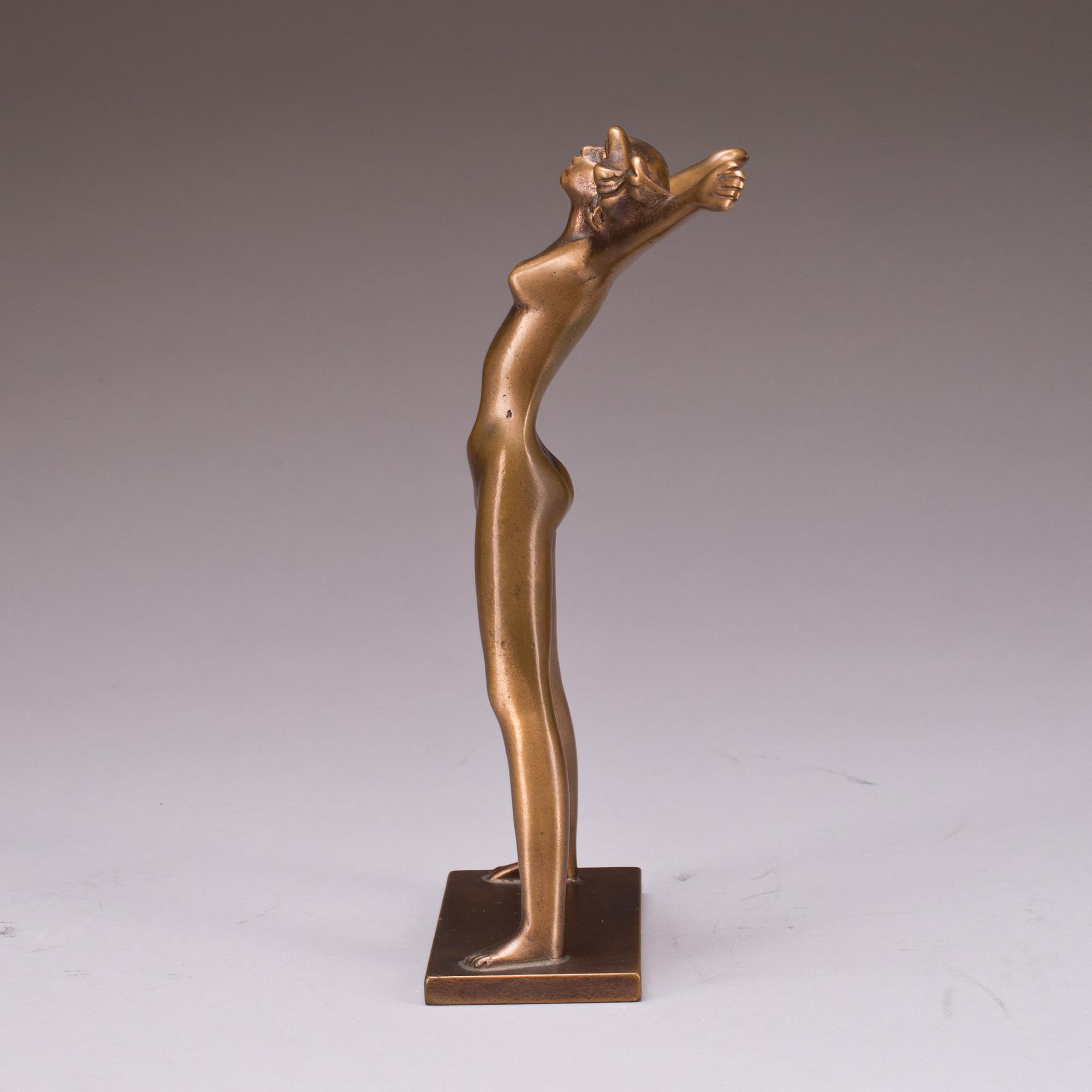 STIG BLOMBERG, skulptur, Ystad Brons, signerad.