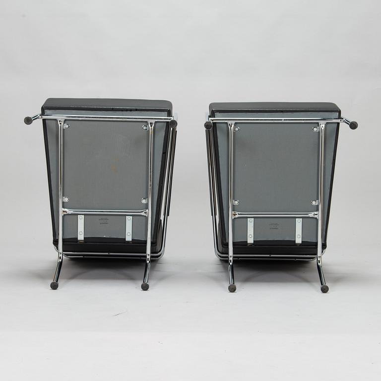 Gunilla Allard, a pair of leather 'Cinema' easy chairs, Lammhults.