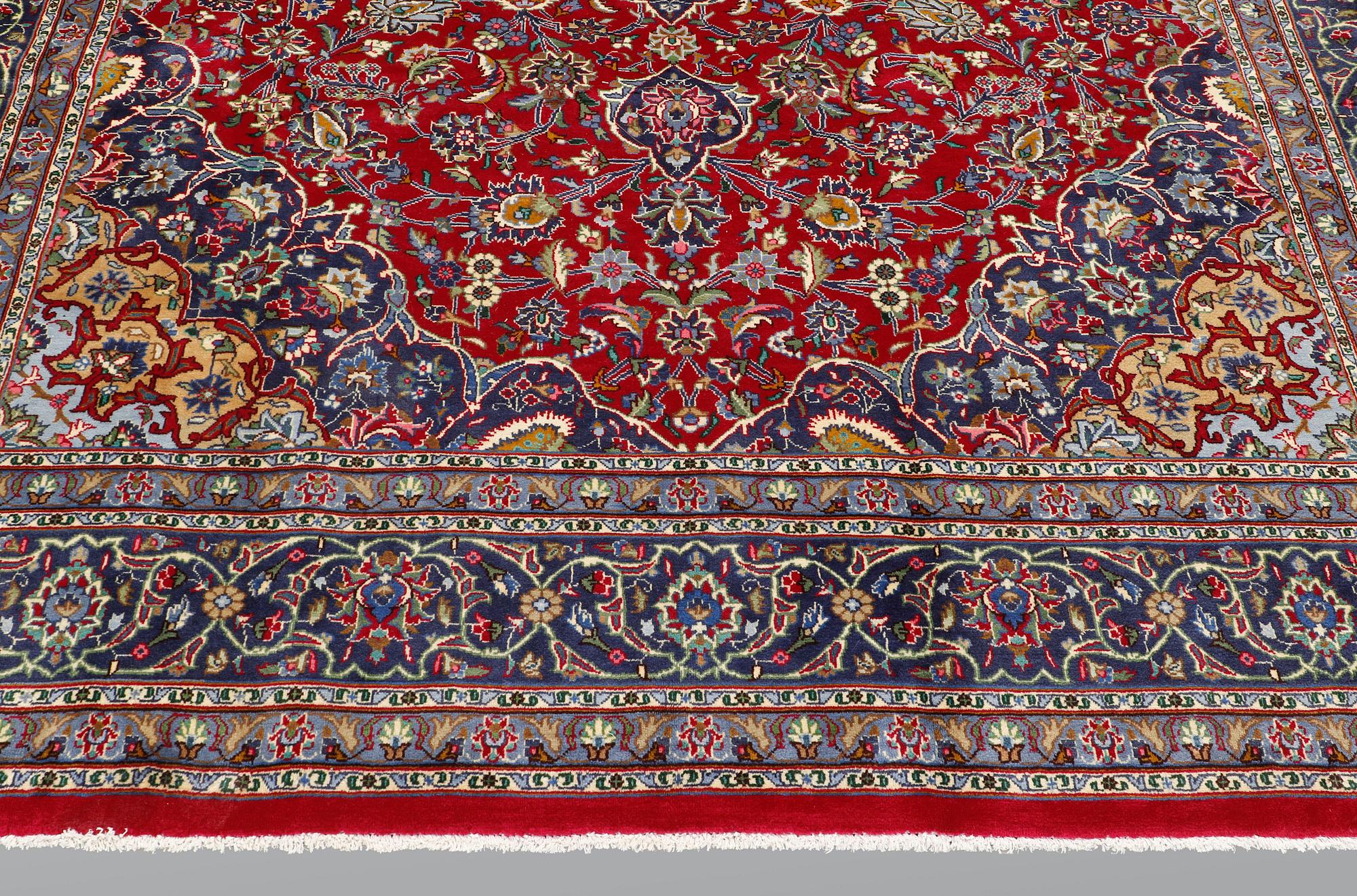 A carpet, Mashad, ca 350 x 250 cm.