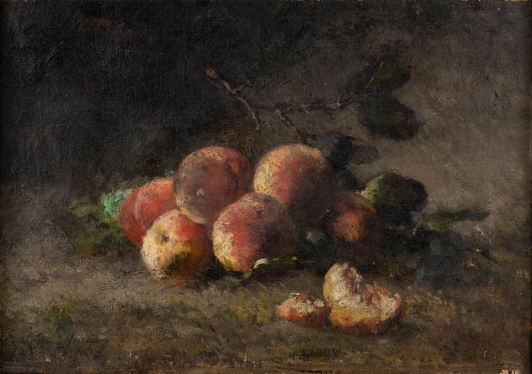 EUPHÉMIE MURATON, oil on canvas, signed.