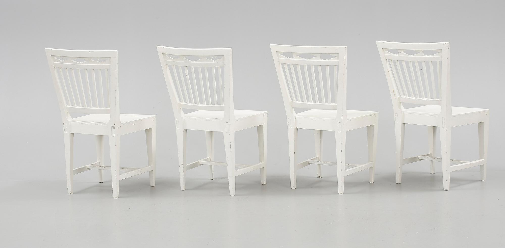 STOLAR, 2+2, Gustavianska, Ångermanland, 1800-talets första hälft.