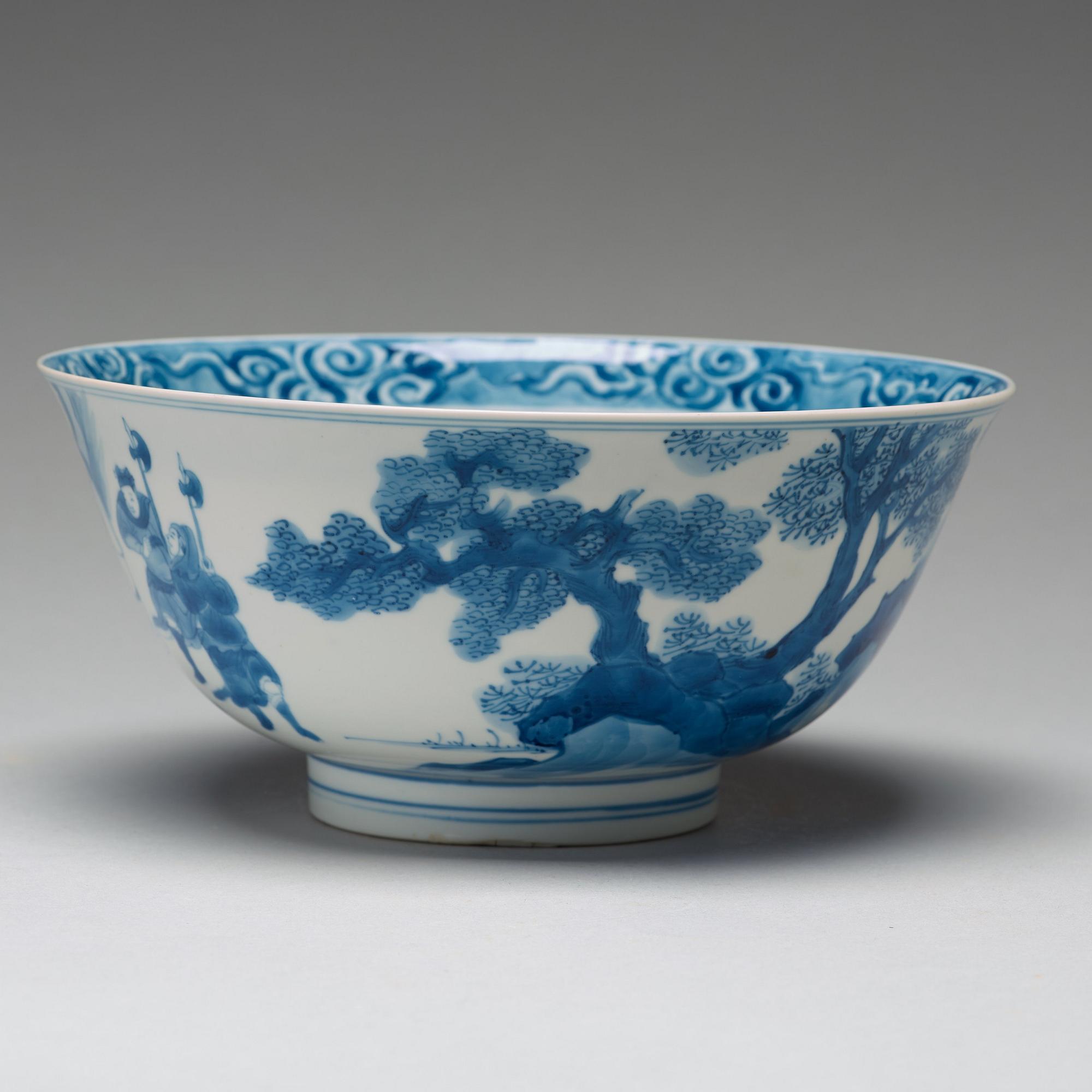 SKÅL, porslin. Qingdynastin, Kangxi (1662-1722).