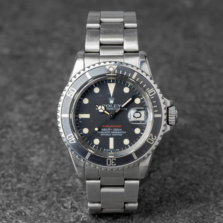 Rolex, Submariner, "Red Mark V", ca 1971.