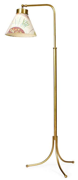 A Josef Frank brass floor lamp, Firma Svenskt Tenn.