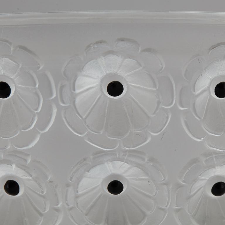 A 'Nemours' glass bowl, Lalique, France.