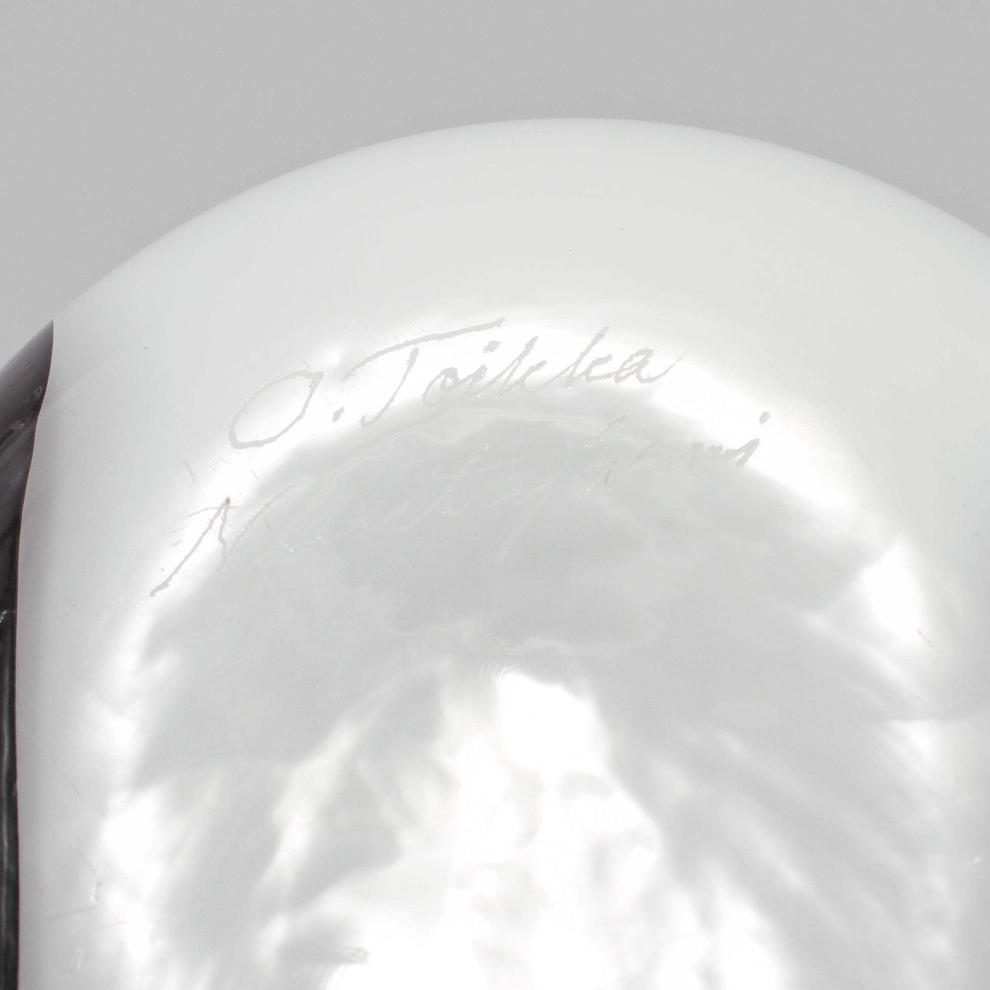 FÅGEL, glas, Oiva Toikka, Nuutajärvi, 1900-talets fjärde kvartal.