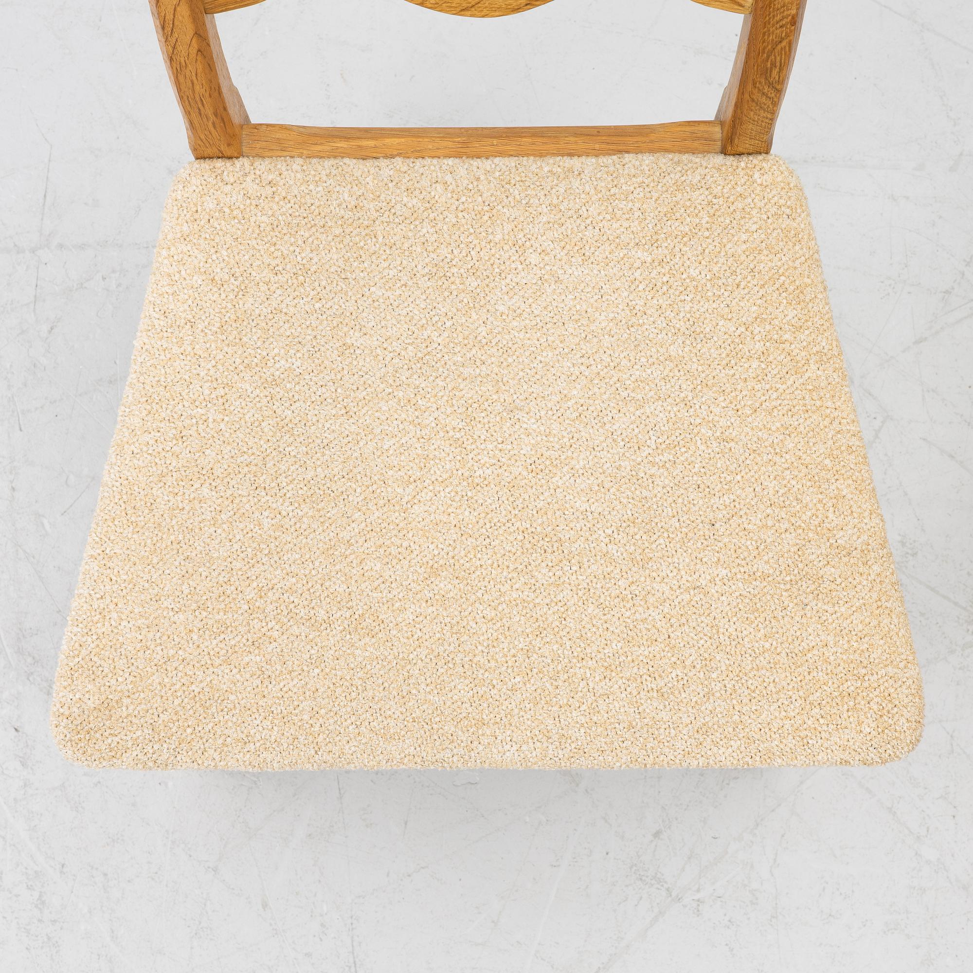 Henning Kjærnulf, six "Razorblade" chairs, Denmark, 1960's.