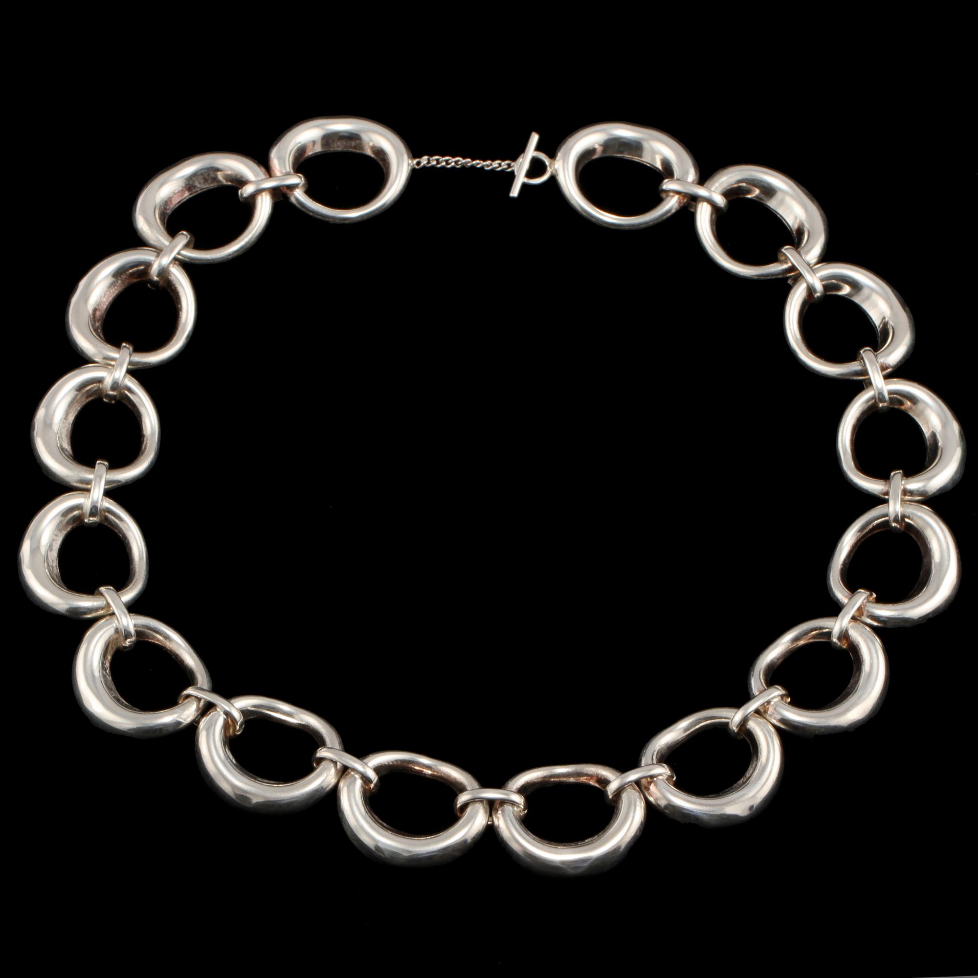 COLLIER, silver, Alton, Falköping, 1974. Vikt 90 g.