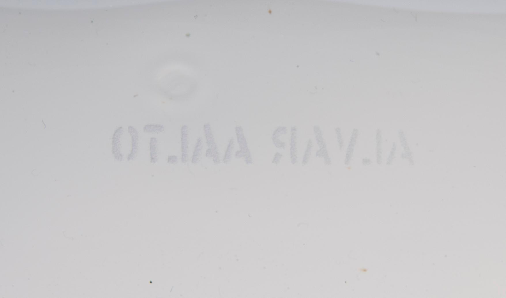 SKÅL, glas, Aalto-kukka, 3023-075, Alvar Aalto, Iittala/Nuutajärvi.