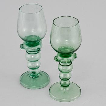 REMMARE, 12 st, snarlika, glas, omkring 1900-talets mitt.