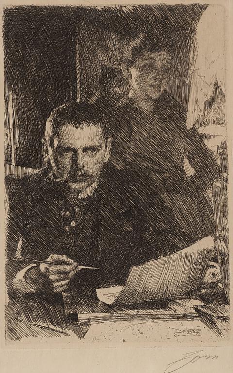 Anders Zorn, "Zorn and his wife".