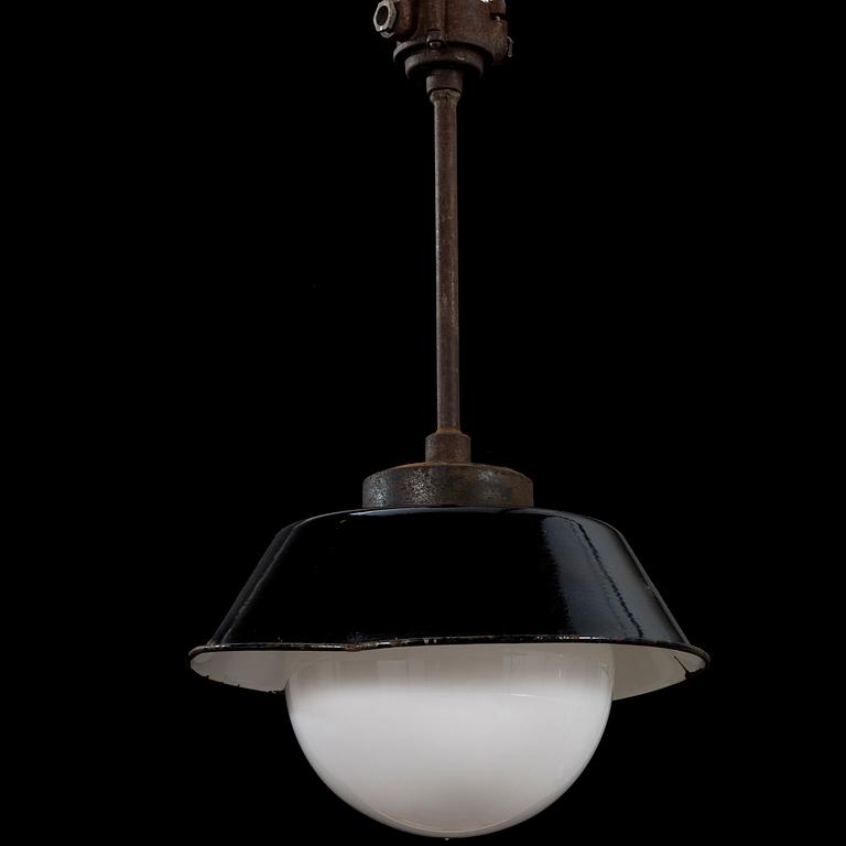 A industrial lamp by Paavo Tynell for Taito Oy, Finland.