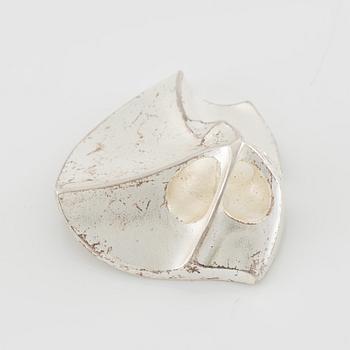 Lapponia, necklace and brooch, sterling silver, Finland 1989.