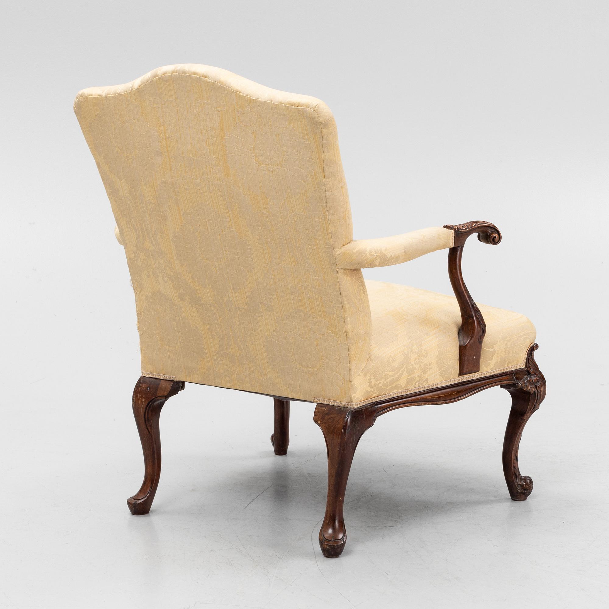 Fåtölj, England, George II, 1700-tal.