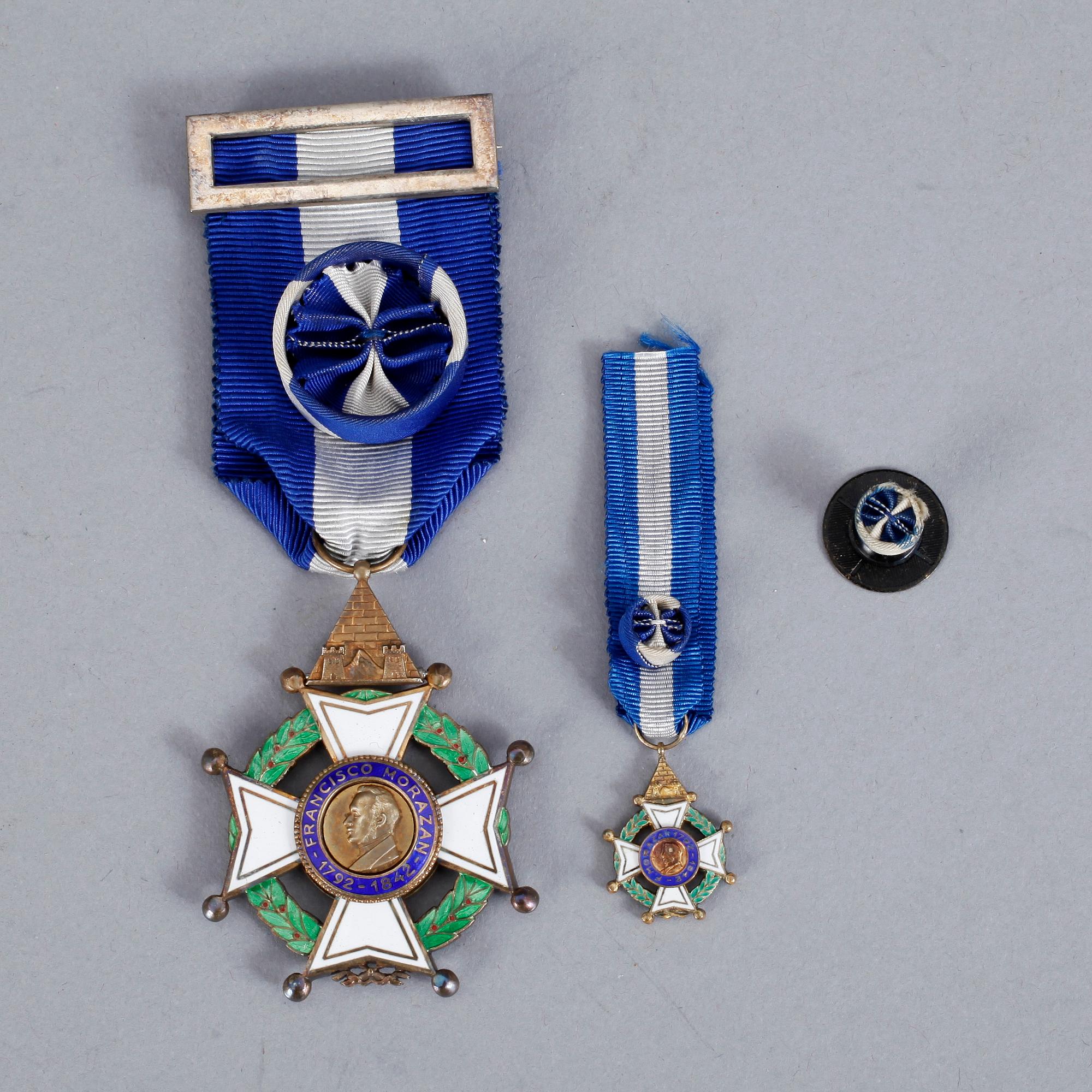 RIDDARORDEN, "Francisco Morazan", Honduras, 1900-tal.