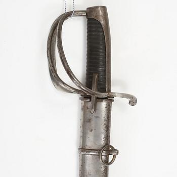 SABEL, Sverige, för livgardet till häst och Smålands husarregemente, m/1825.