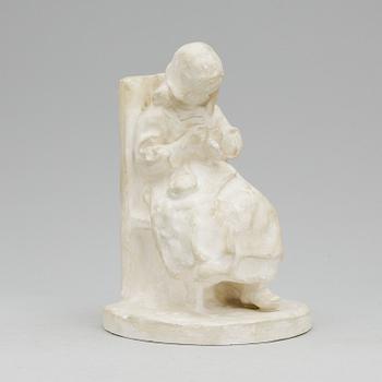 RUTH MILLES, skulptur, gips, signerad och daterad 1911.