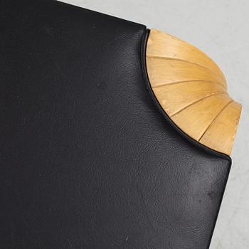 Alvar Aalto, a pair of 'X601' stool for Artek, later half of the 20th century.