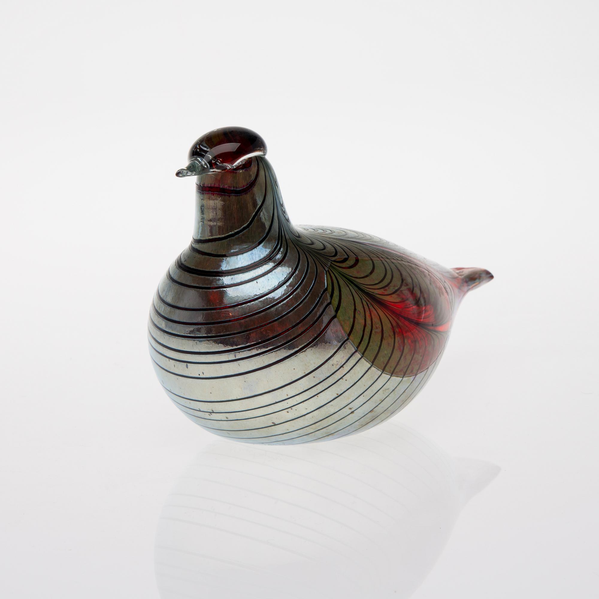 FIGURIN, glas, signerad O. Toikka Nuutajärvi.