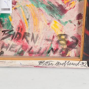 BJÖRN HEDLUND, olja på duk, signerad och daterad -82.