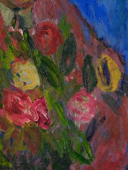 Ivan Ivarson, Man with hat and flowers.