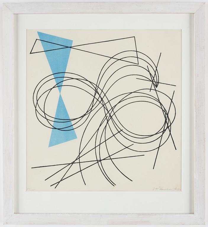 SOPHIE TÄUBER-ARP, färglitografi, signerad och numrerad 84/100.