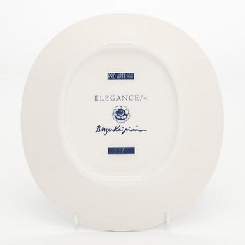 Birger Kaipiainen, fat, porslin, "Elegance/4", numrerad 331. Pro Arte, Arabia.