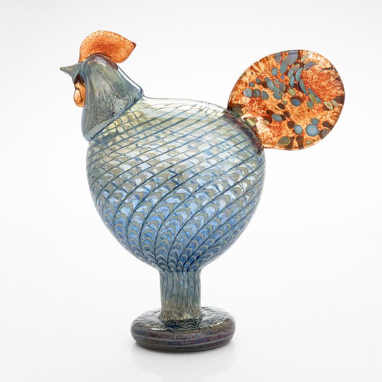 Oiva Toikka, a 'Kaiku' glass bird, signed O. Toikka, Nuutajärvi.