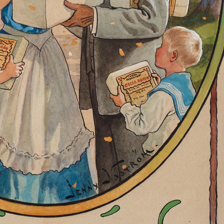 Jenny Nyström, Original Illustration for Mail Order Catalogue.