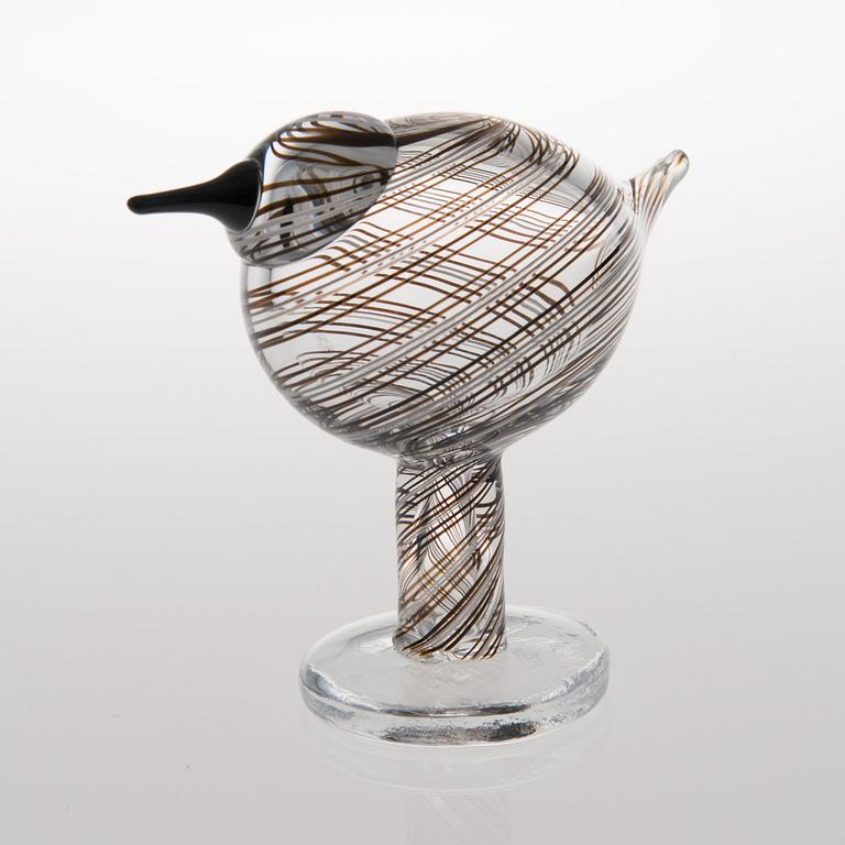A GLASS FIGURINE, 
