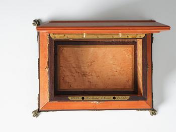 Skrin, av Charles-Guillaume Diehl (verksam i Paris 1840-85), Napoleon III.