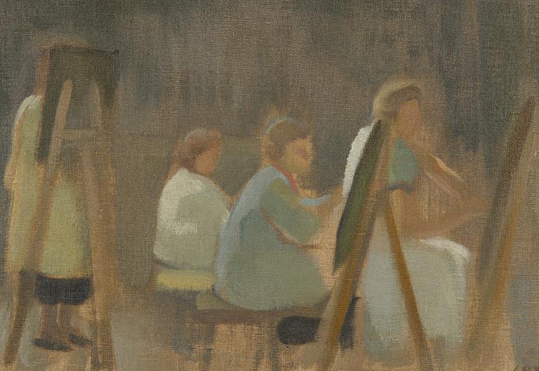 Eero Nelimarkka, Ateneum Drawing School.