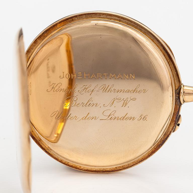 Johannes Hartmann, pocket watch, 50 mm.
