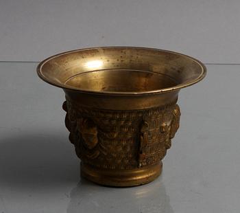 PARTI SKÅLAR, 3 delar, mässing.