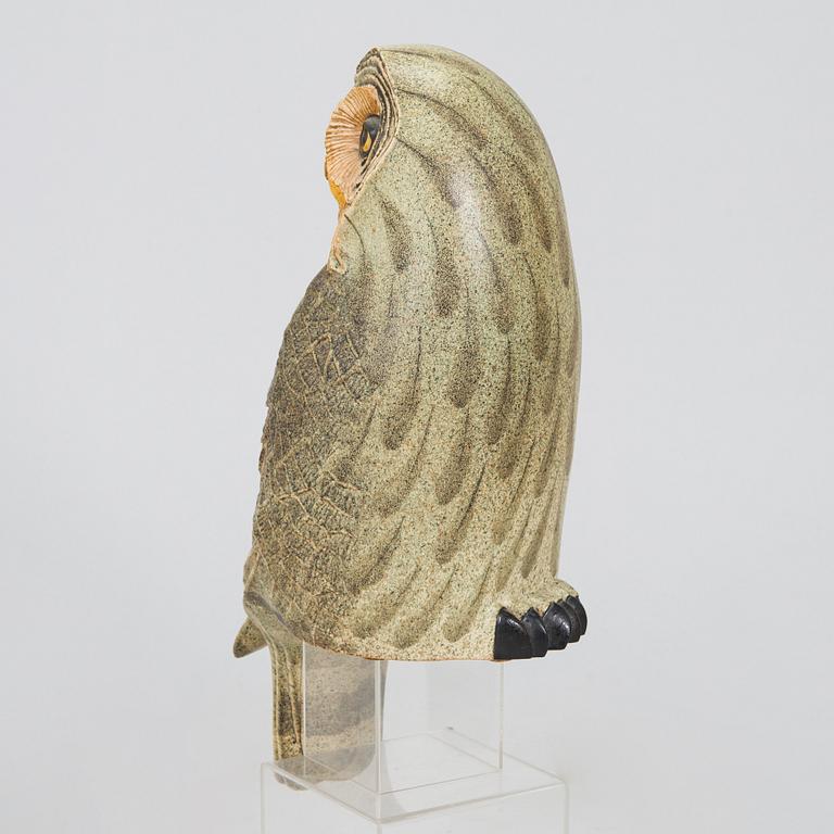 Paul Hoff, sculpture, "Strix Nebulosa No 103", Gustavsberg studio, Sweden, 1985.