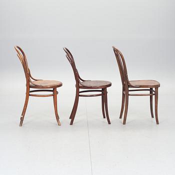 STOLAR, 3 st snarlika, bl a Thonet, 1900-talets första hälft.