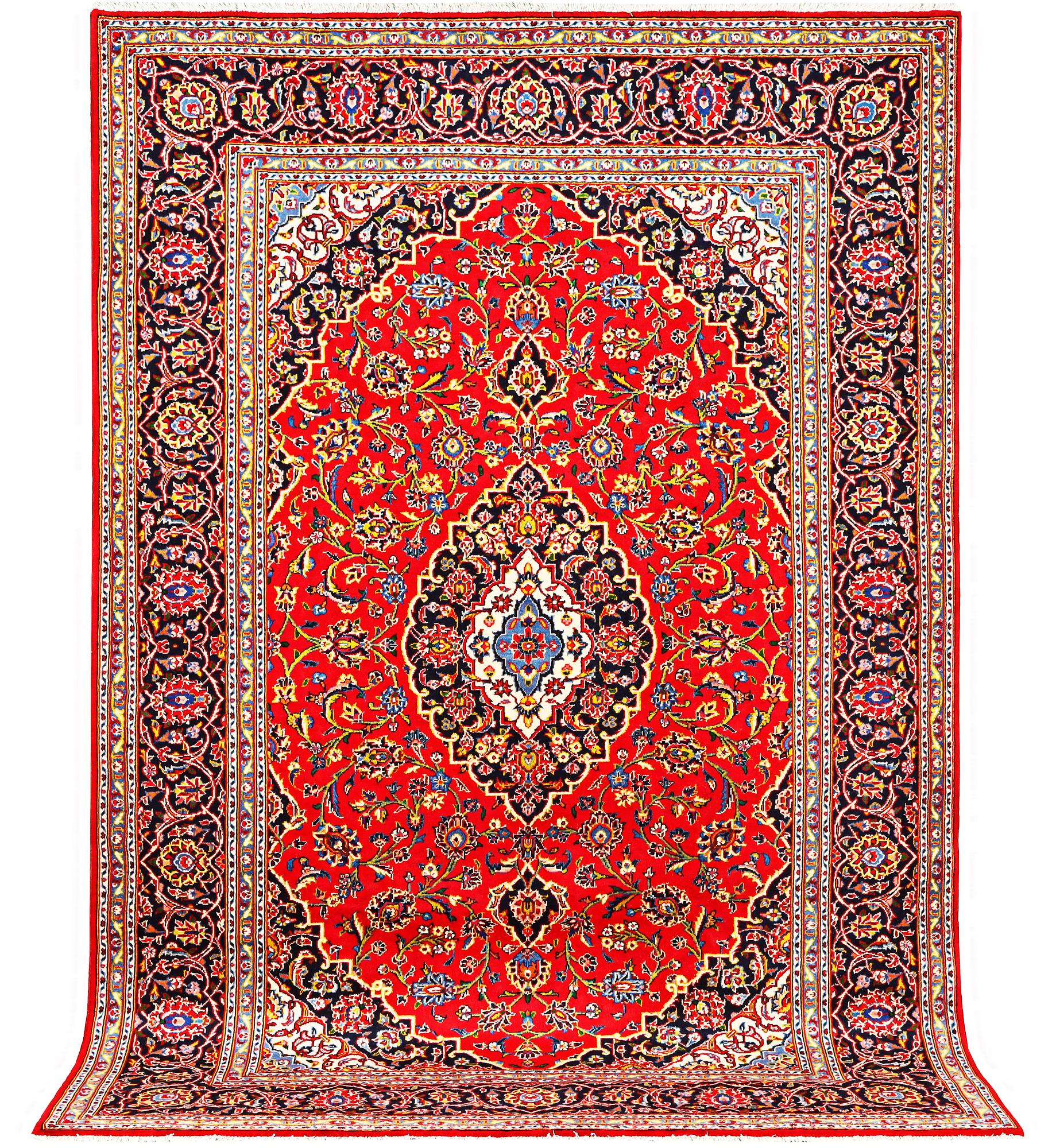 A Kashan carpet, a. 305 x 200 cm.