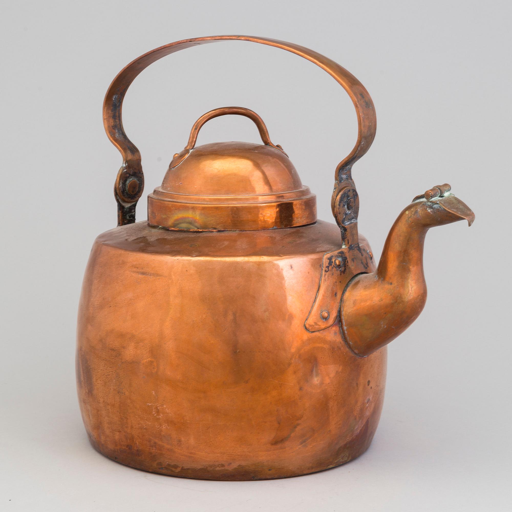 KAFFEKANNA, koppar, 1700-/1800-tal.