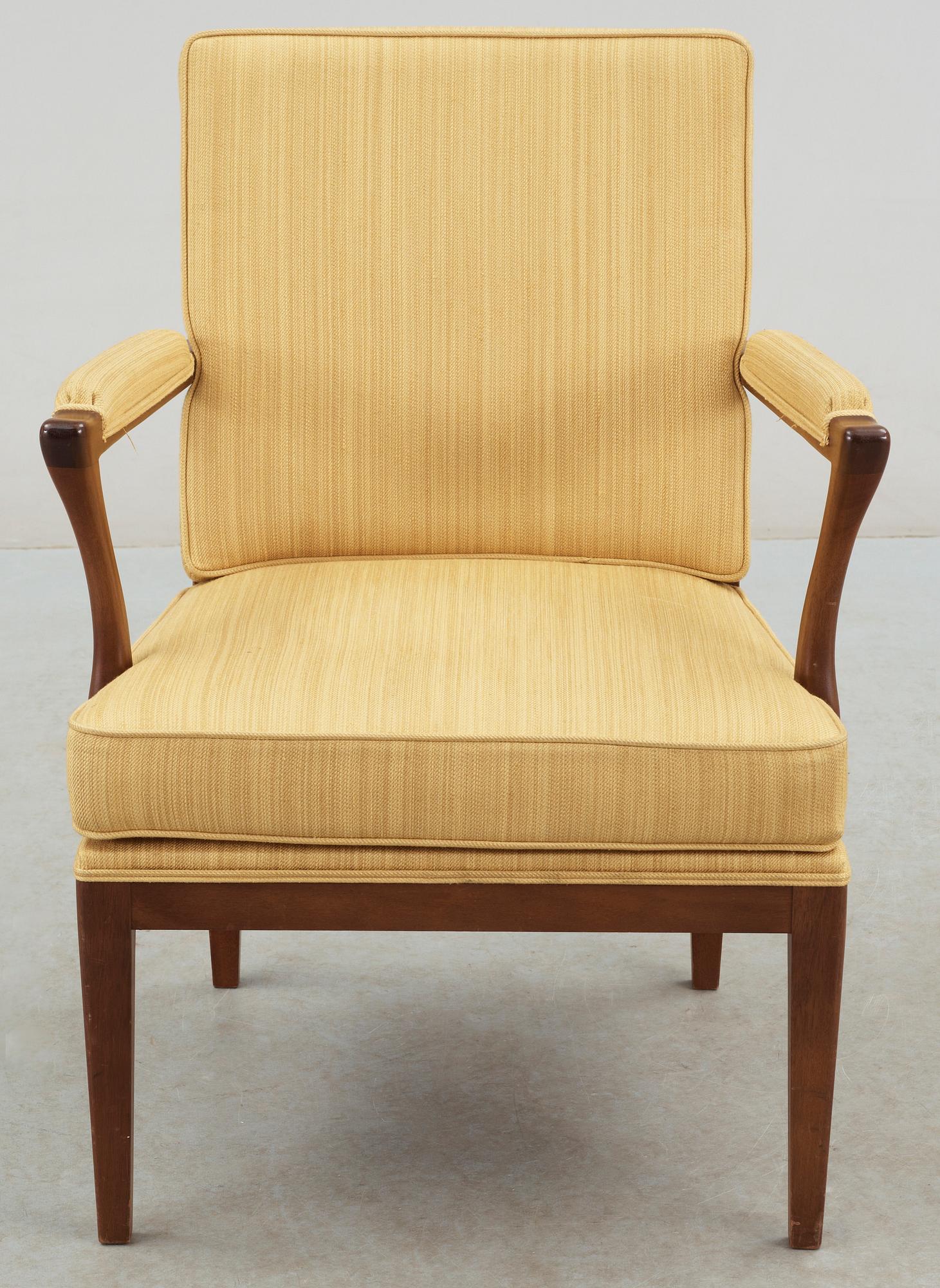 KARMSTOL, modell 868, Josef Frank för Firma Svenskt Tenn. 1900-talets andra hälft.