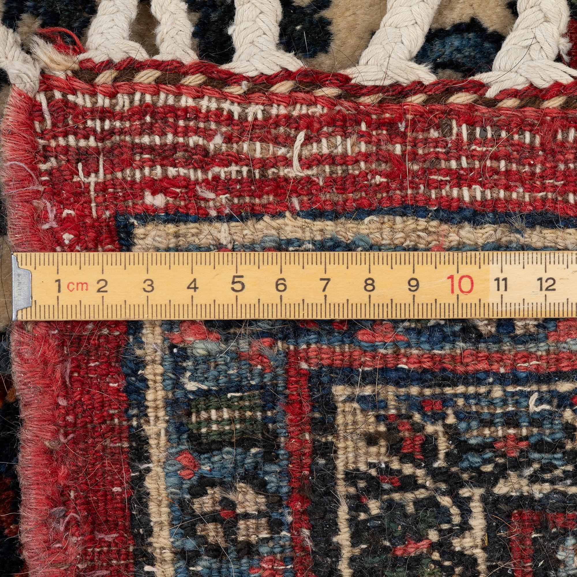 A semi-antique Bidjar carpet, West Persia, c. 204 x 130 cm.